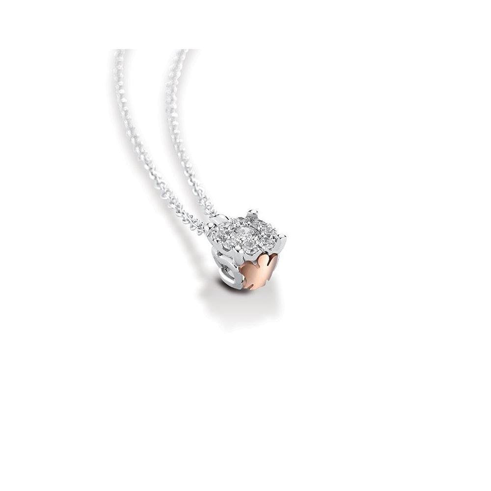 Roberto Giannotti Collana Luce Degli Angeli In Oro Bianco E Diamanti