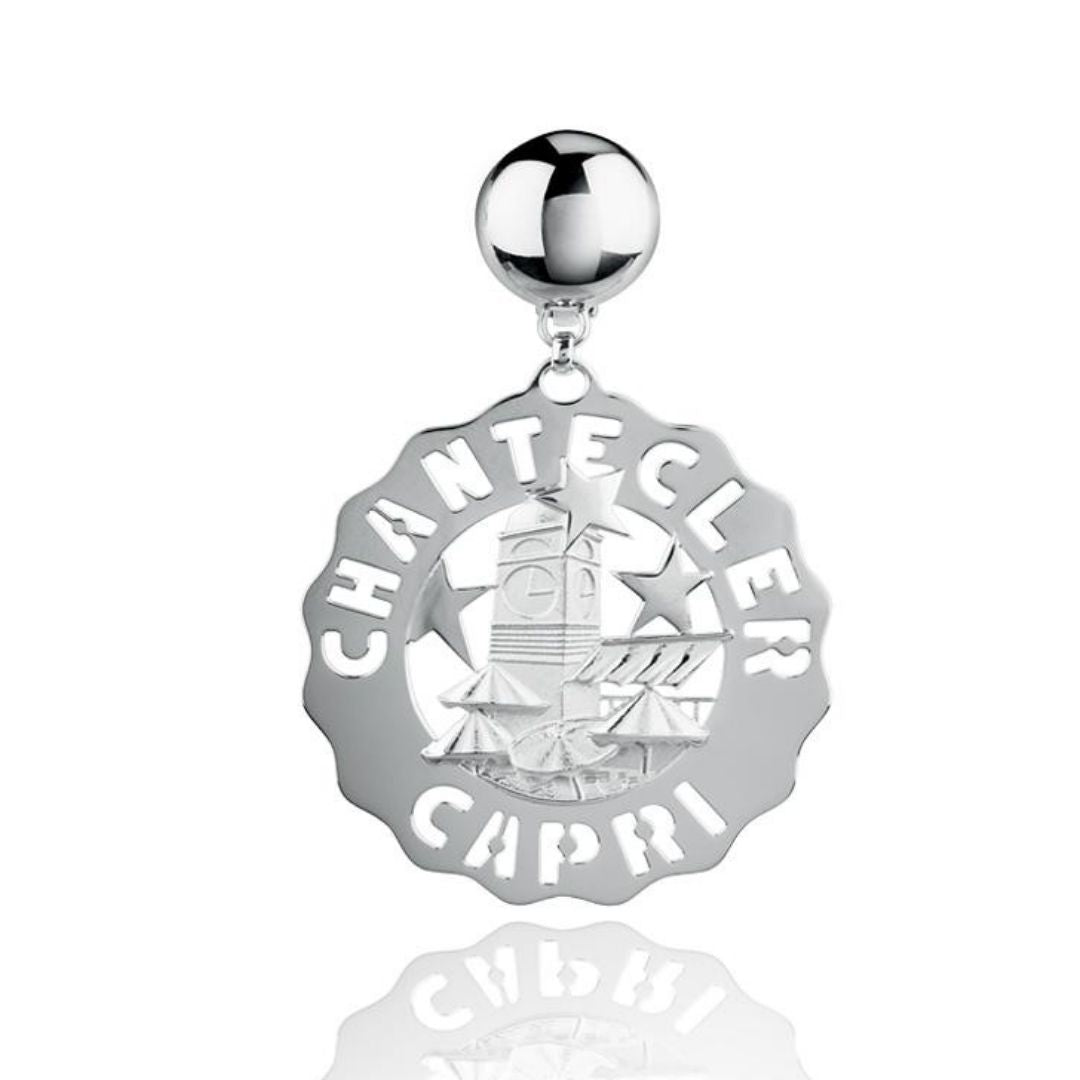 Chantecler Logo Orecchino Grande Mono Piazzetta