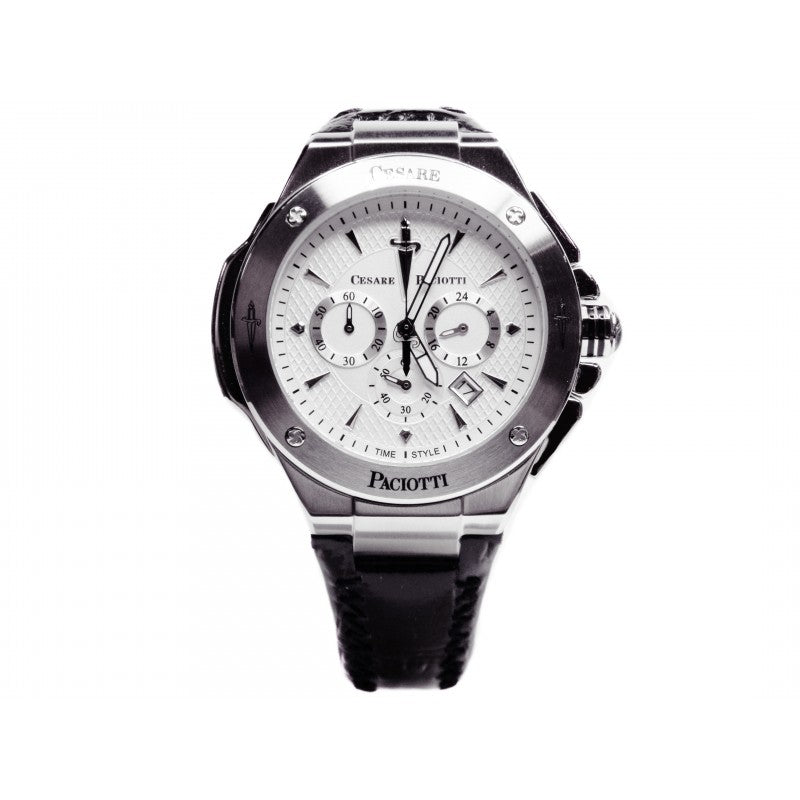 Cesare Paciotti Orologio Uomo Chrono White Hill