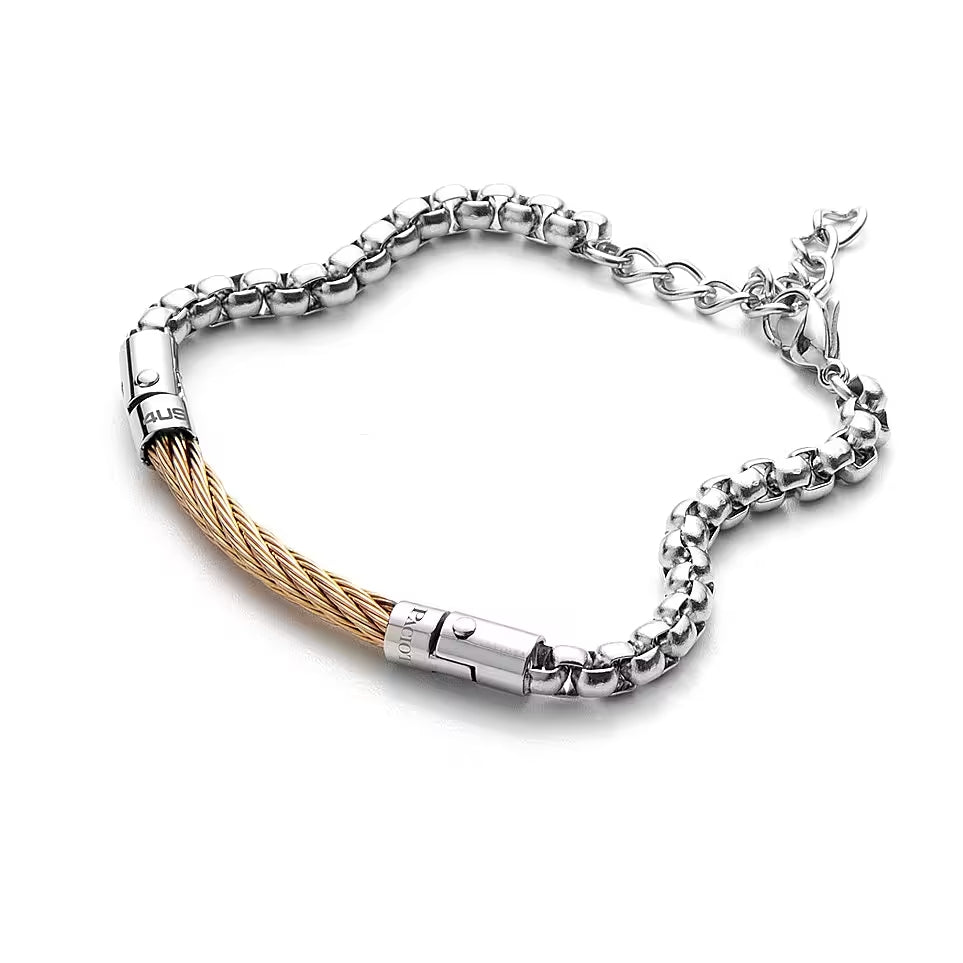 Cesare Paciotti 4US Bracciale Uomo Rose Gold Central