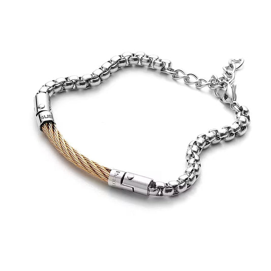 Cesare Paciotti 4US Bracciale Uomo Rose Gold Central