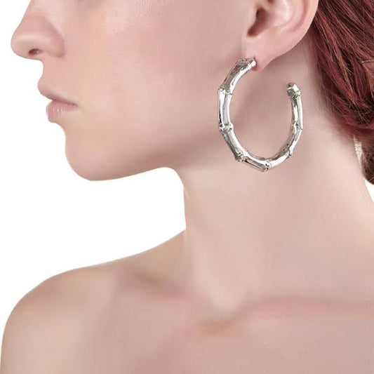 Giovanni Raspini Orecchini Cerchio Bambù