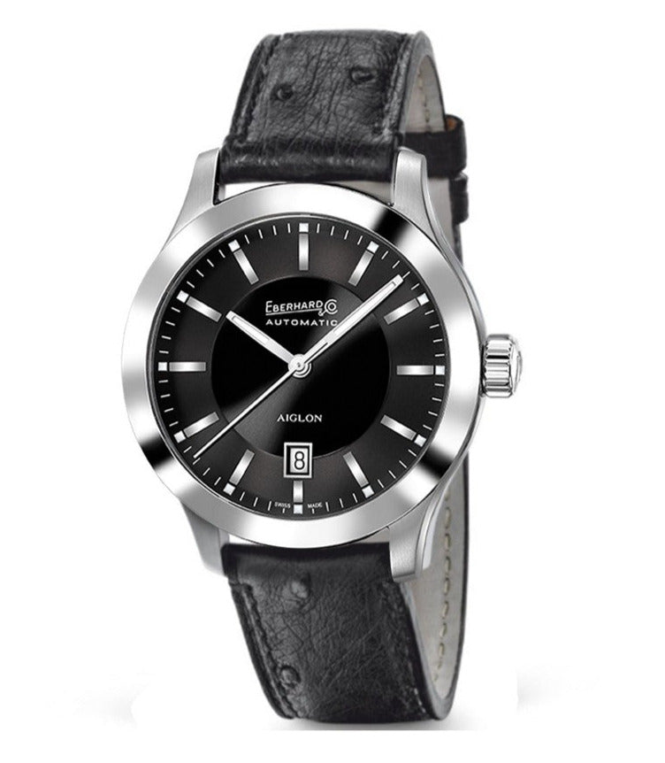 Eberhard Aiglon Grande Taille Meccanico Automatico 41mm Nero 41030