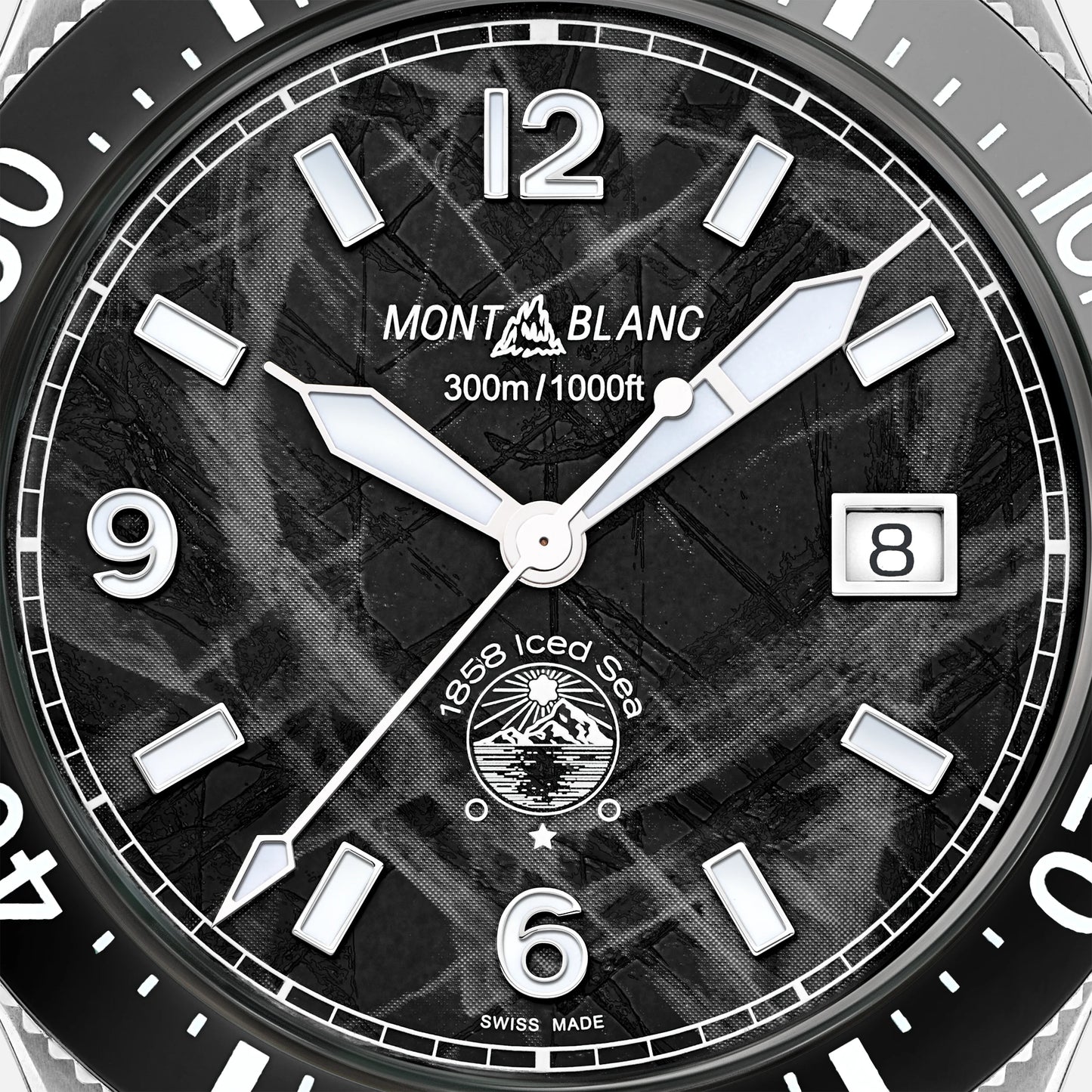 Montblanc 1858 Ice Sea Automatic Date 41 mm 129371