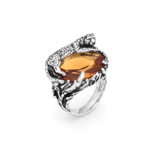 Giovanni Raspini Anello Leopardo Eden Grande