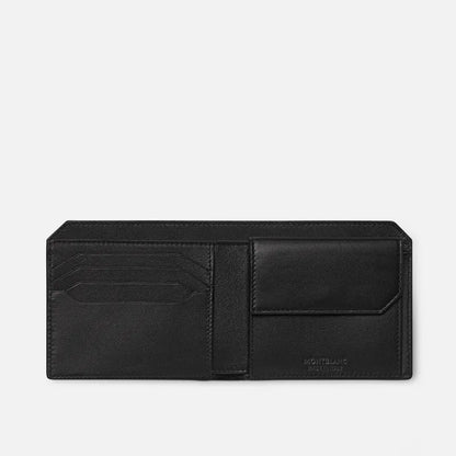 Montblanc Portafoglio Nero 4 Scomparti Meisterstück Selection Soft Con Portamonete 131247