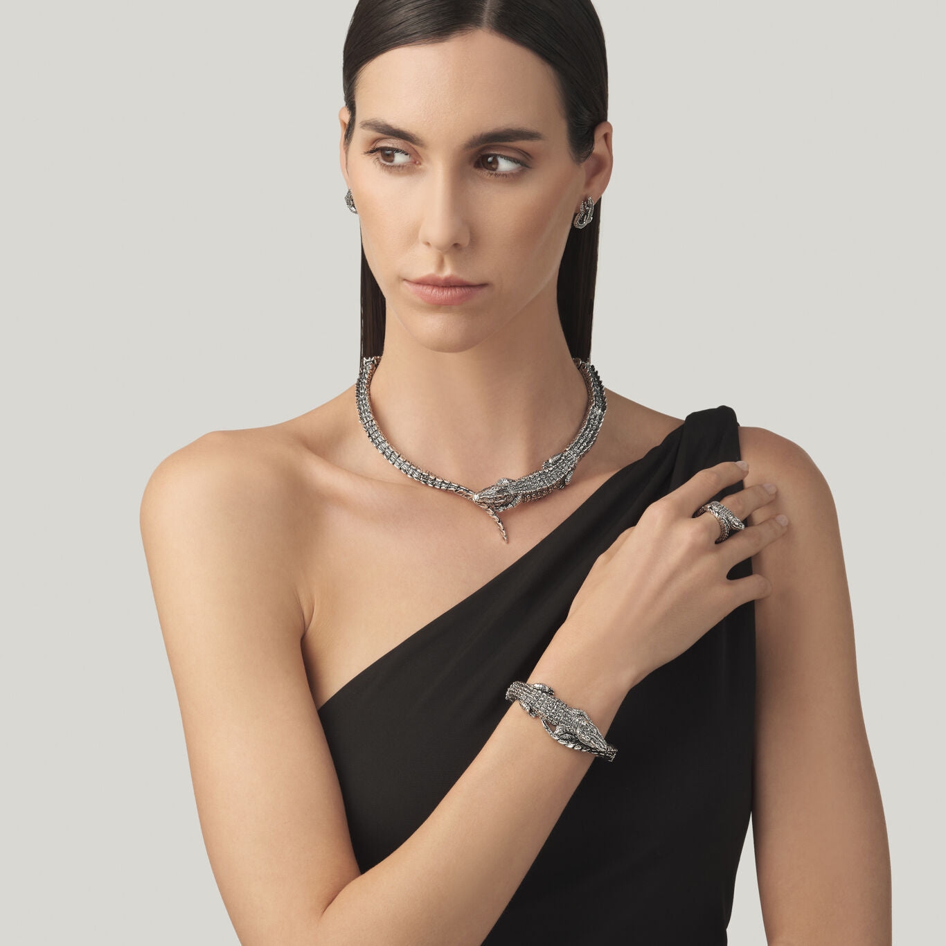 Giovanni Raspini Bracciale Coccodrillo