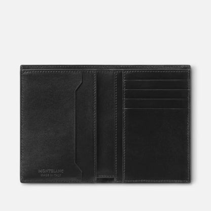 Montblanc Portafoglio in Pelle Nera Meisterstück 4 Scomparti 198317