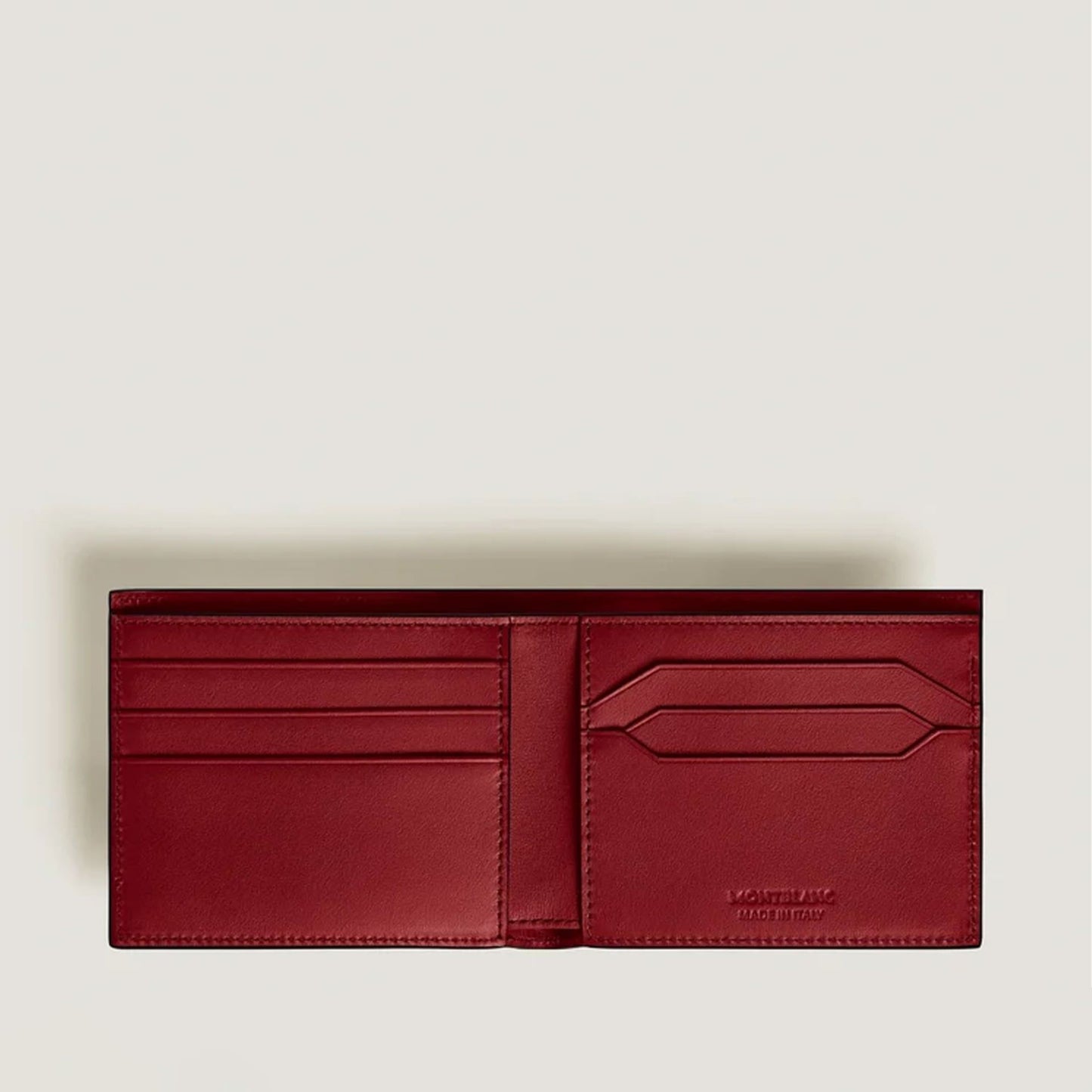 Montblanc Portafoglio 6 Scomparti Meisterstück Rosso 198805