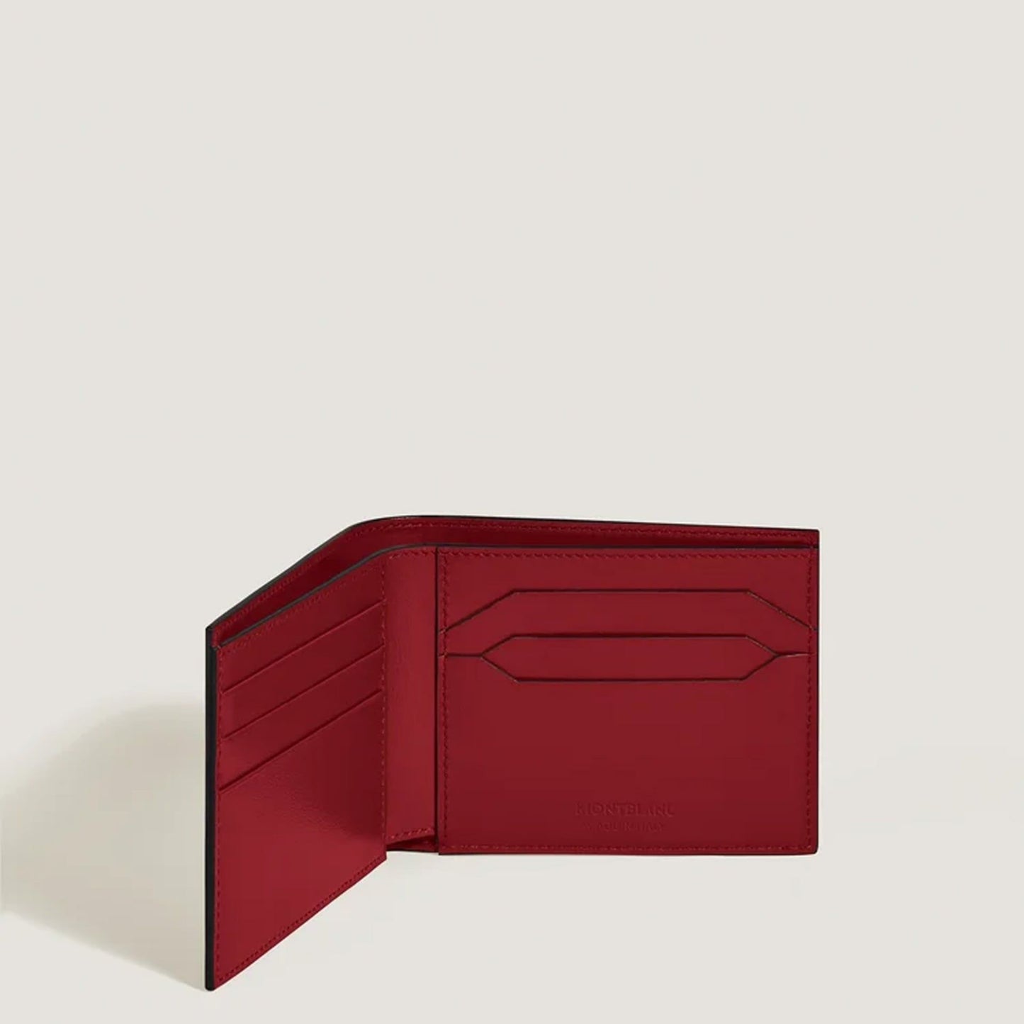 Montblanc Portafoglio 6 Scomparti Meisterstück Rosso 198805
