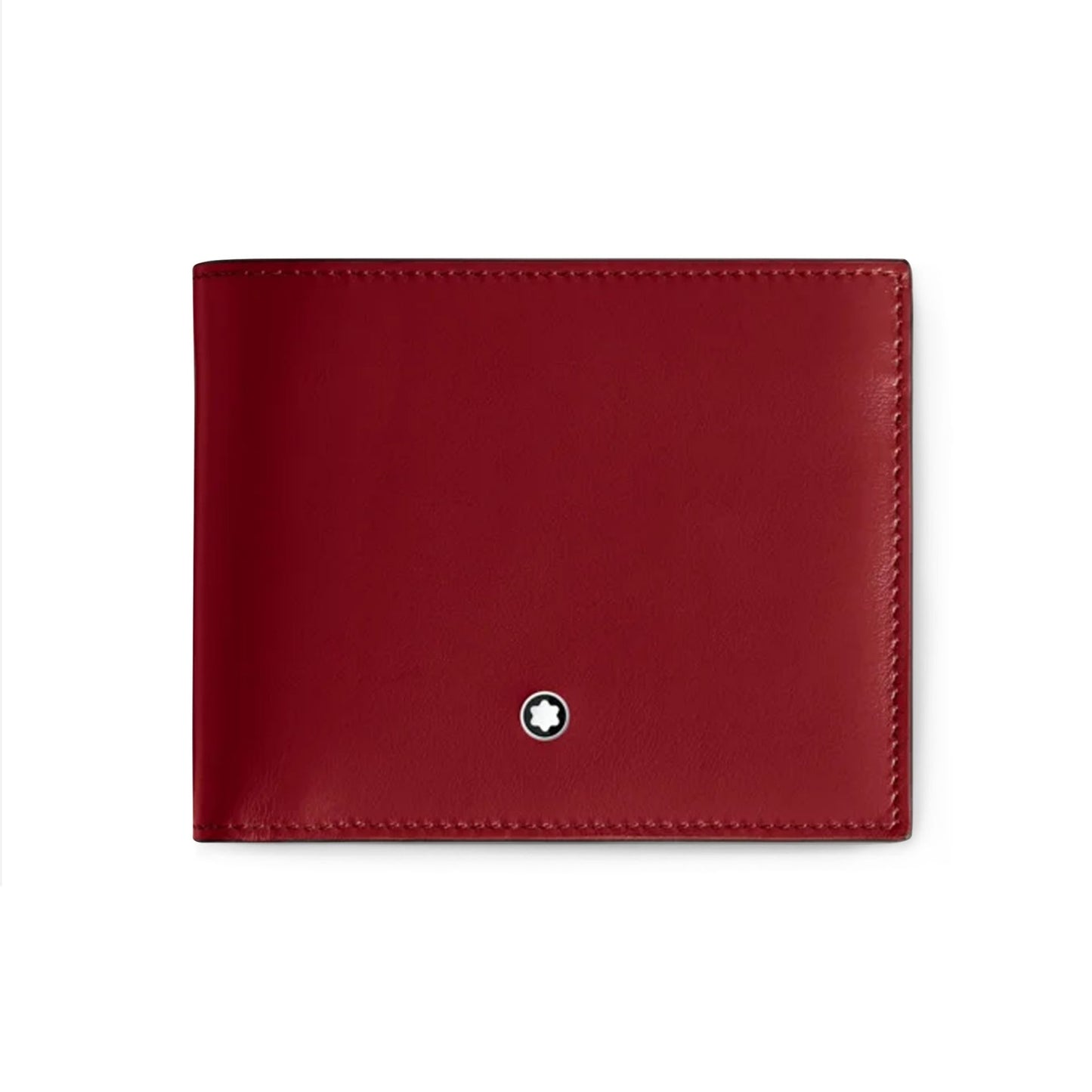 Montblanc Portafoglio 6 Scomparti Meisterstück Rosso 198805