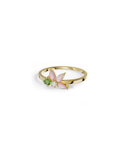Amabile Anello Petals Placcato Oro
