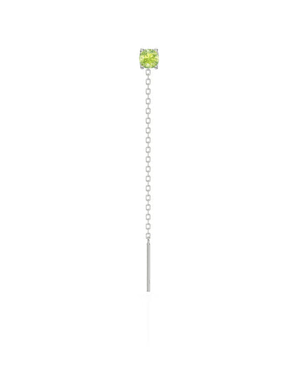Amabile Orecchino Singolo Lovli Luce Argento / Lime