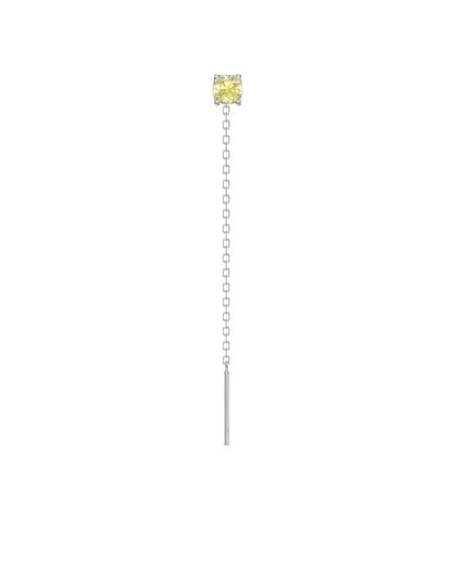 Amabile Orecchino Singolo Lovli Luce Argento / Giallo
