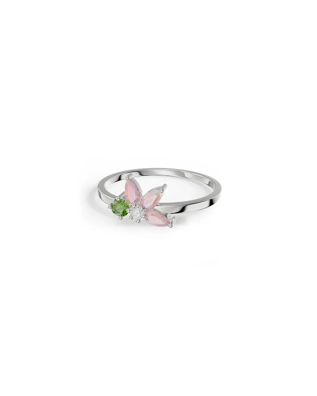 Amabile Anello Petals Argento
