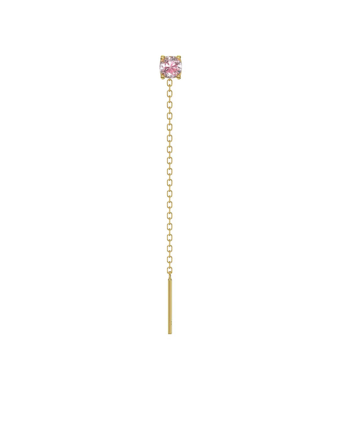 Amabile Orecchino Singolo Lovli Luce Placcato Oro / Rosa