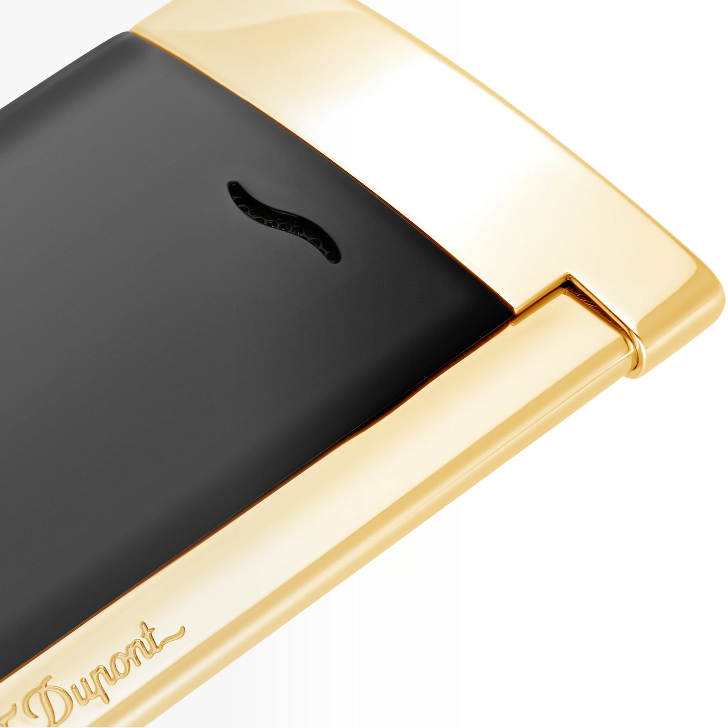 S.T.Dupont Accendino Slim 7 Nero E Dorato