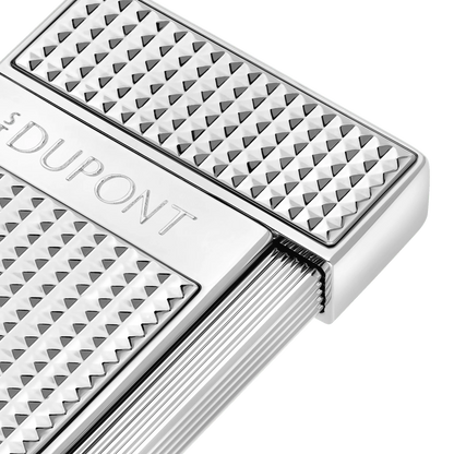 S.T.Dupont Accendino Slimmy Testa Di Diamante Argento