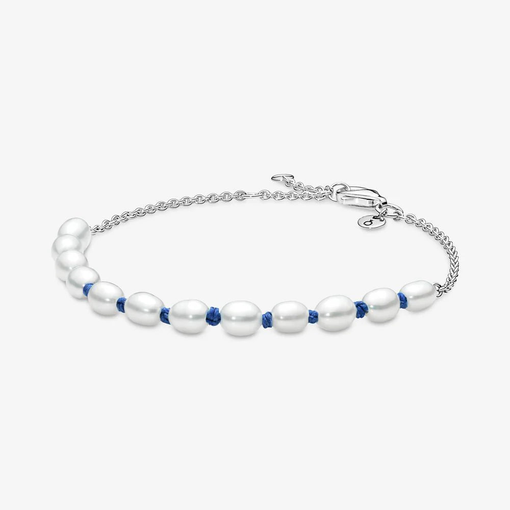 Pandora Bracciale con Perle Coltivate d'Acqua Dolce Rifinito a mano