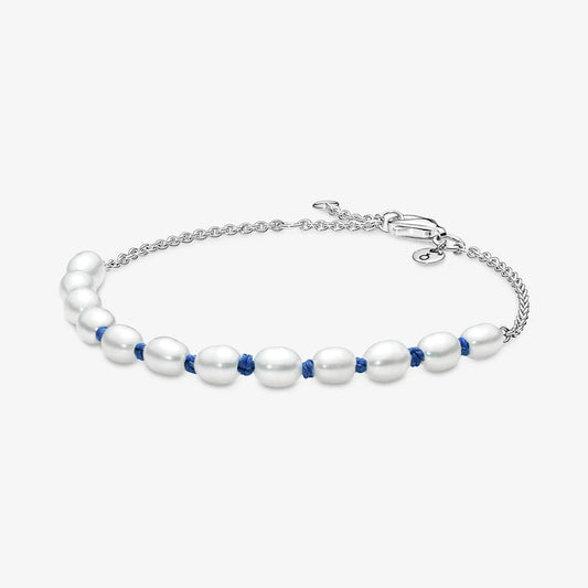 Pandora Bracciale con Perle Coltivate d'Acqua Dolce Rifinito a mano