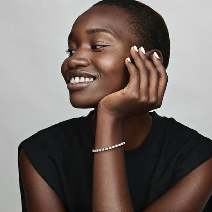 Pandora Bracciale con Perle Coltivate d'Acqua Dolce Rifinito a mano
