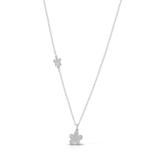 Roberto Giannotti Collana Con Fiore e Angelo