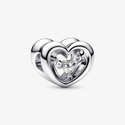 Pandora Charm Cuore Splendente con Pietra
