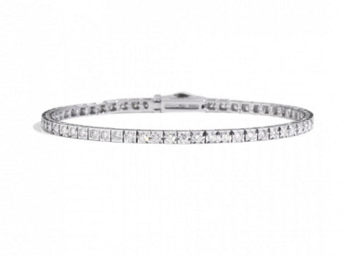 Recarlo Bracciale Tennis In Oro Bianco E Diamanti Da 1.06 CT