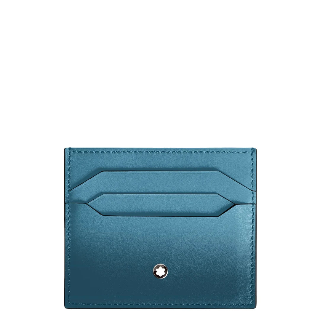 Montblanc Porta carte 6 scomparti Meisterstück Blu fumé 199268