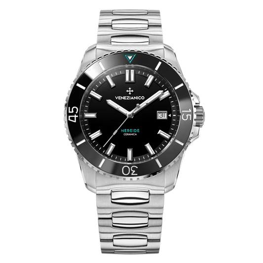 Venezianico Orologio Automatico Nereide Ceramica Nero