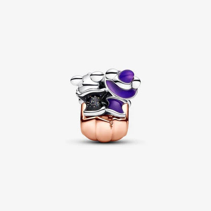 Pandora Charm Disney, Zucca di Halloween Mickey Mouse & Minnie