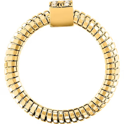Morellato Anello Dorato a Fascia con Zirconi