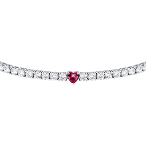 Morellato Bracciale Tennis con Cuore Rosso