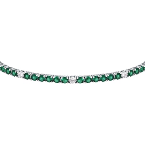 Morellato Bracciale Tennis con Zirconi Verdi e Bianchi