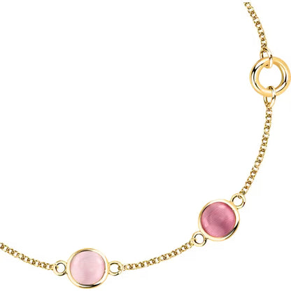 Morellato Bracciale Venezia Dorato con Pietre Rosa e Marroni