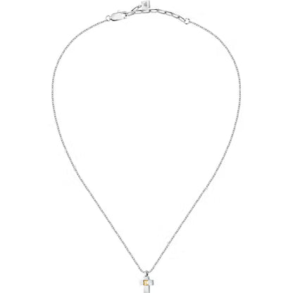 Morellato Collana con Croce e Dettaglio Dorato