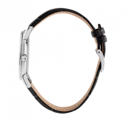 Lucien Rochat Orologio Da Uomo Automatico Iconic In Pelle Nera