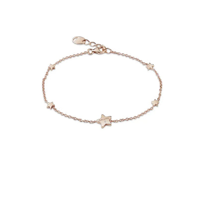 Salvini Bracciale Con Stelle e Diamante in Oro Rosa 9kt