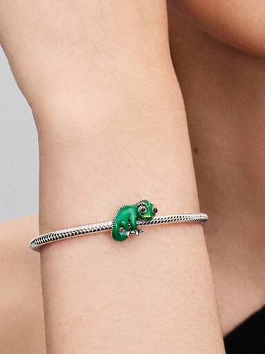 Pandora Charm Disney, Rapunzel, Pascal che cambia colore