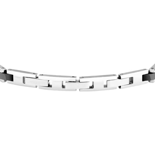 Morellato Bracciale Motown Semirigido con Dettagli Neri