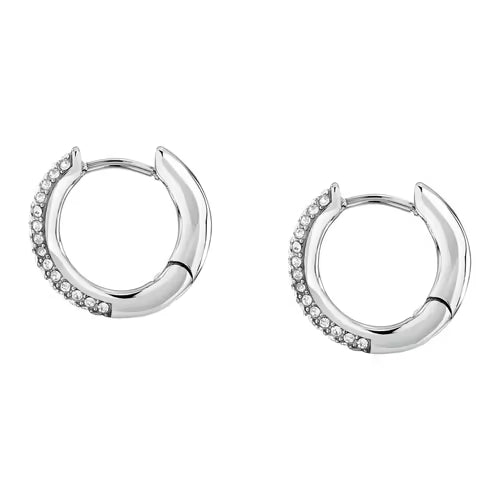 Morellato Orecchini Design Cerchio con Zirconi Bianchi