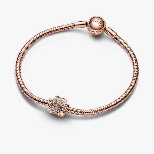 Pandora Charm Zampina Rivestito in Oro Rosa