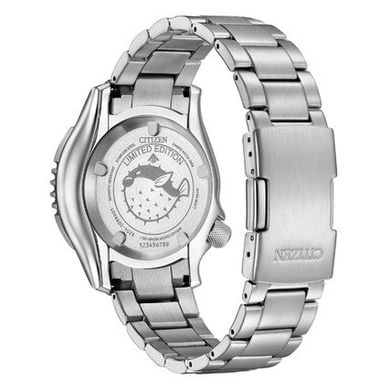 Citizen Orologio Uomo Diver's Automatic 200 mt Fugu Limited Edition Nero NY0160-66E