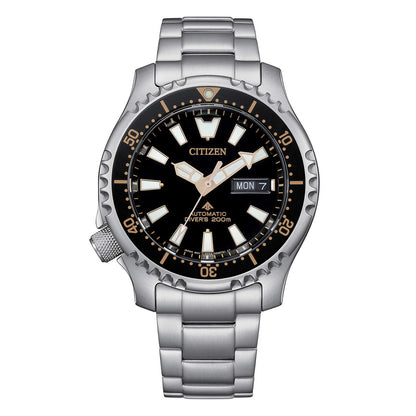 Citizen Orologio Uomo Diver's Automatic 200 mt Fugu Limited Edition Nero NY0160-66E