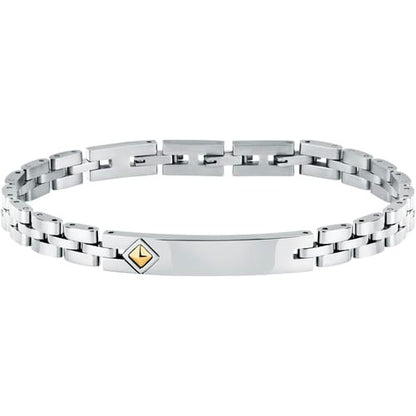 Morellato Bracciale con Targa e Elemento Gold