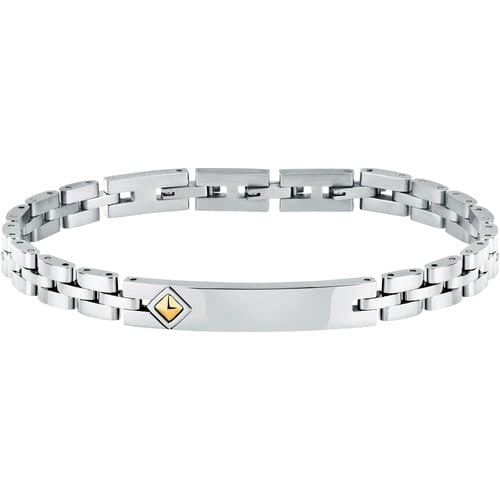 Morellato Bracciale con Targa e Elemento Gold