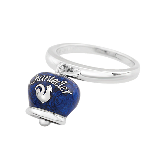Chantecler Et Voilà Anello Campanella Blu Con Stelle