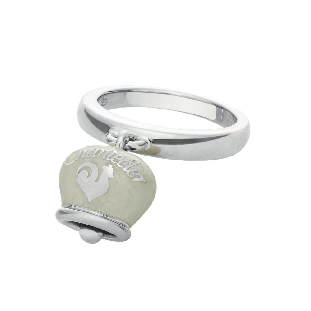 Chantecler Et Voilà Anello Campanella Bianca Con Faraglioni