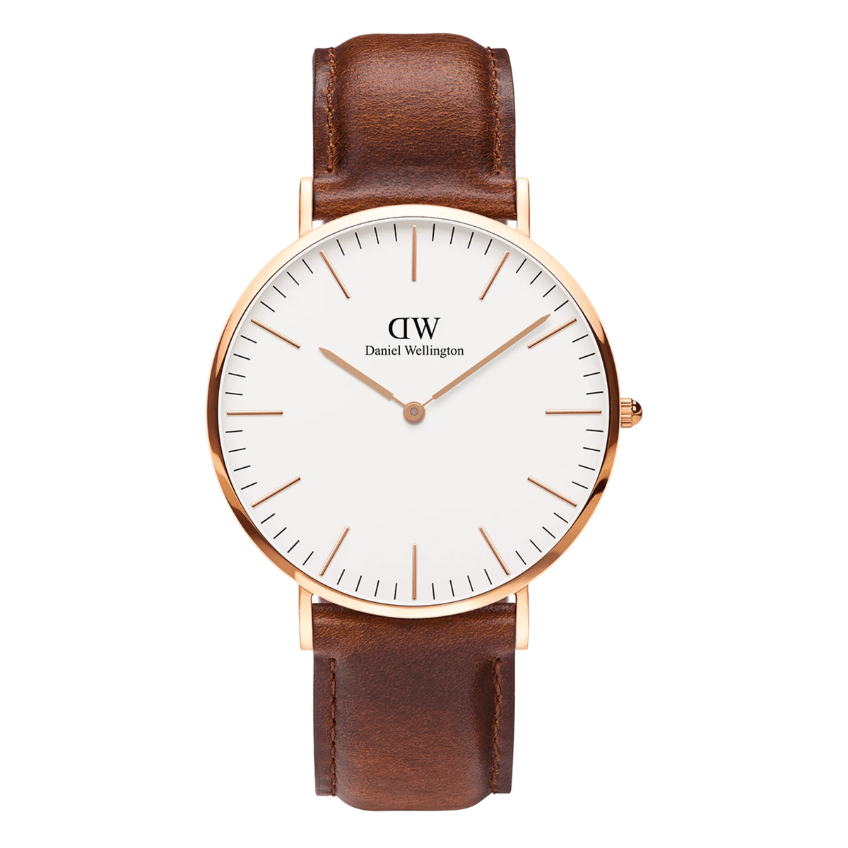 Daniel Wellington Orologio Classic St Mawes Rose Gold Marrone