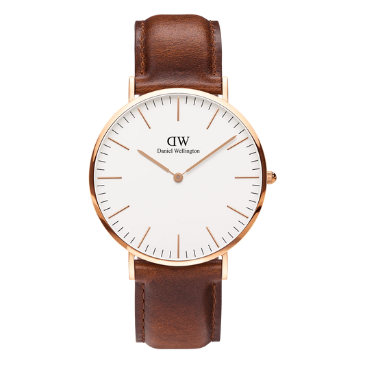 Daniel Wellington Orologio Classic St Mawes Rose Gold Marrone